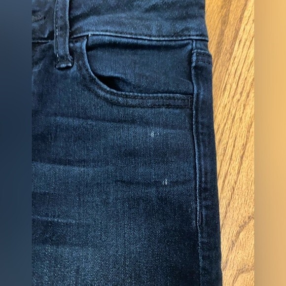American Eagle Dark Wash Denim Super Low Stretch Skinny Jegging Jeans - Picture 5 of 16